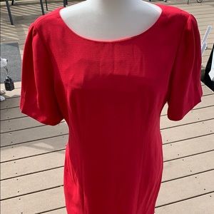 Hot pink knee length Liz Claiborne dress